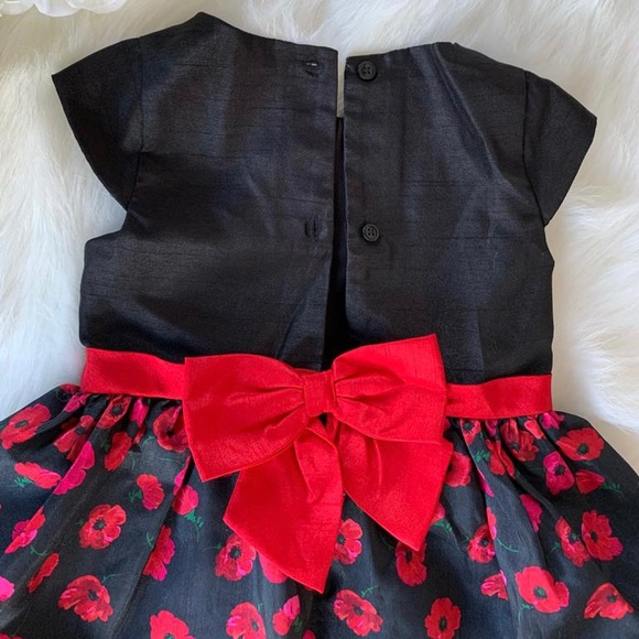 2 Gymboree black dresses. 1 black shine cardigan - Picture 9 of 10